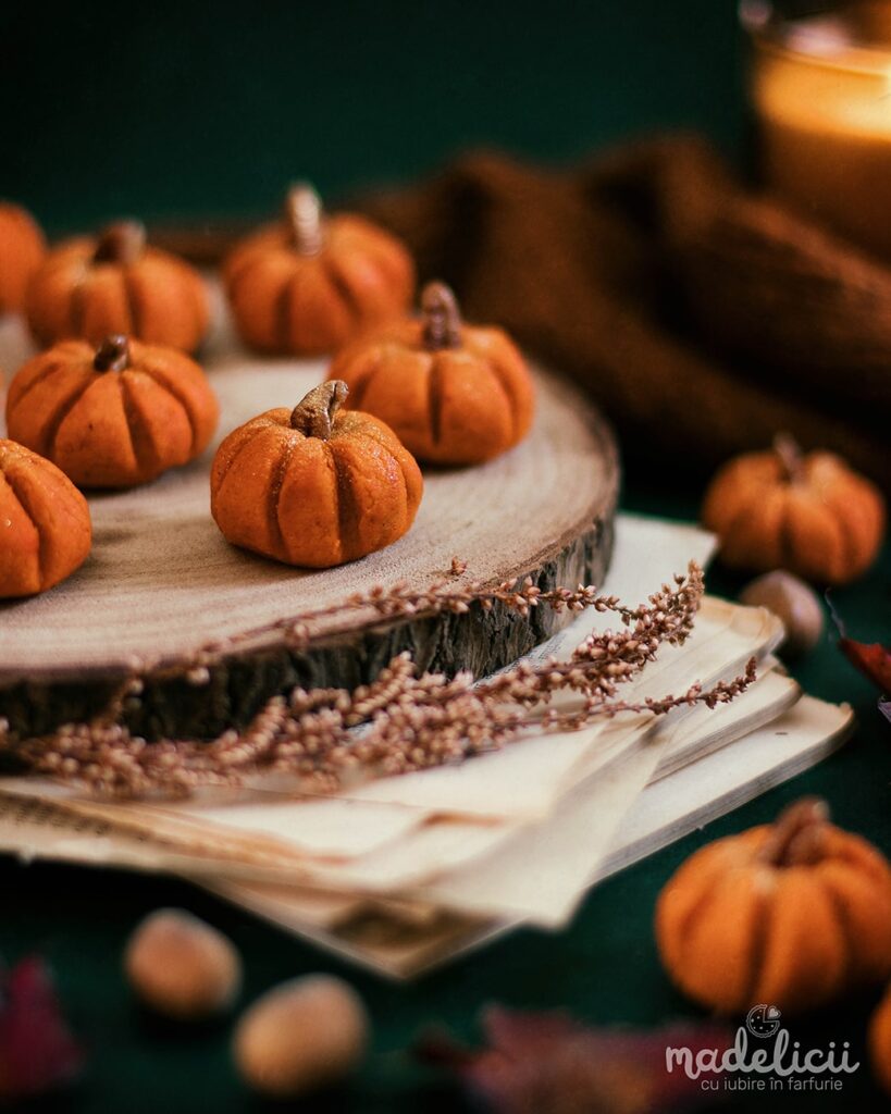 prajituri de halloween dovleci aromati detaliu