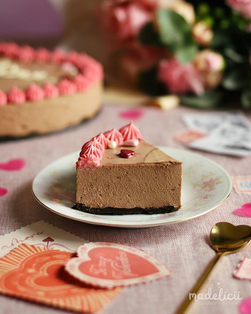 Tarta cu mousse de ciocolata si tonka